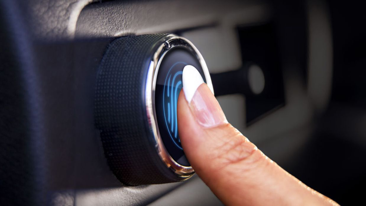 empreinte digitale de la voiture