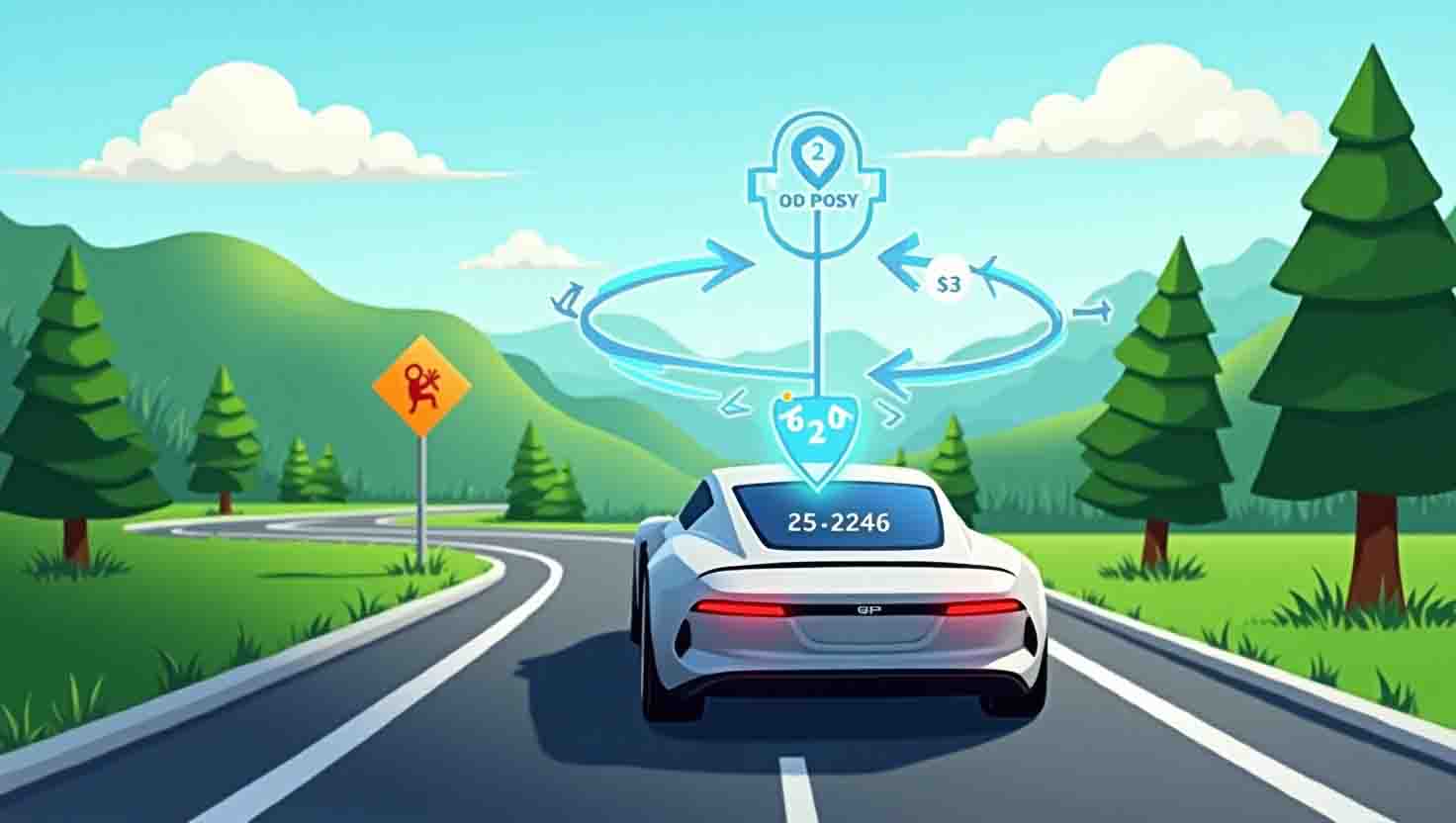 Réalité augmentée GPS pour voiture