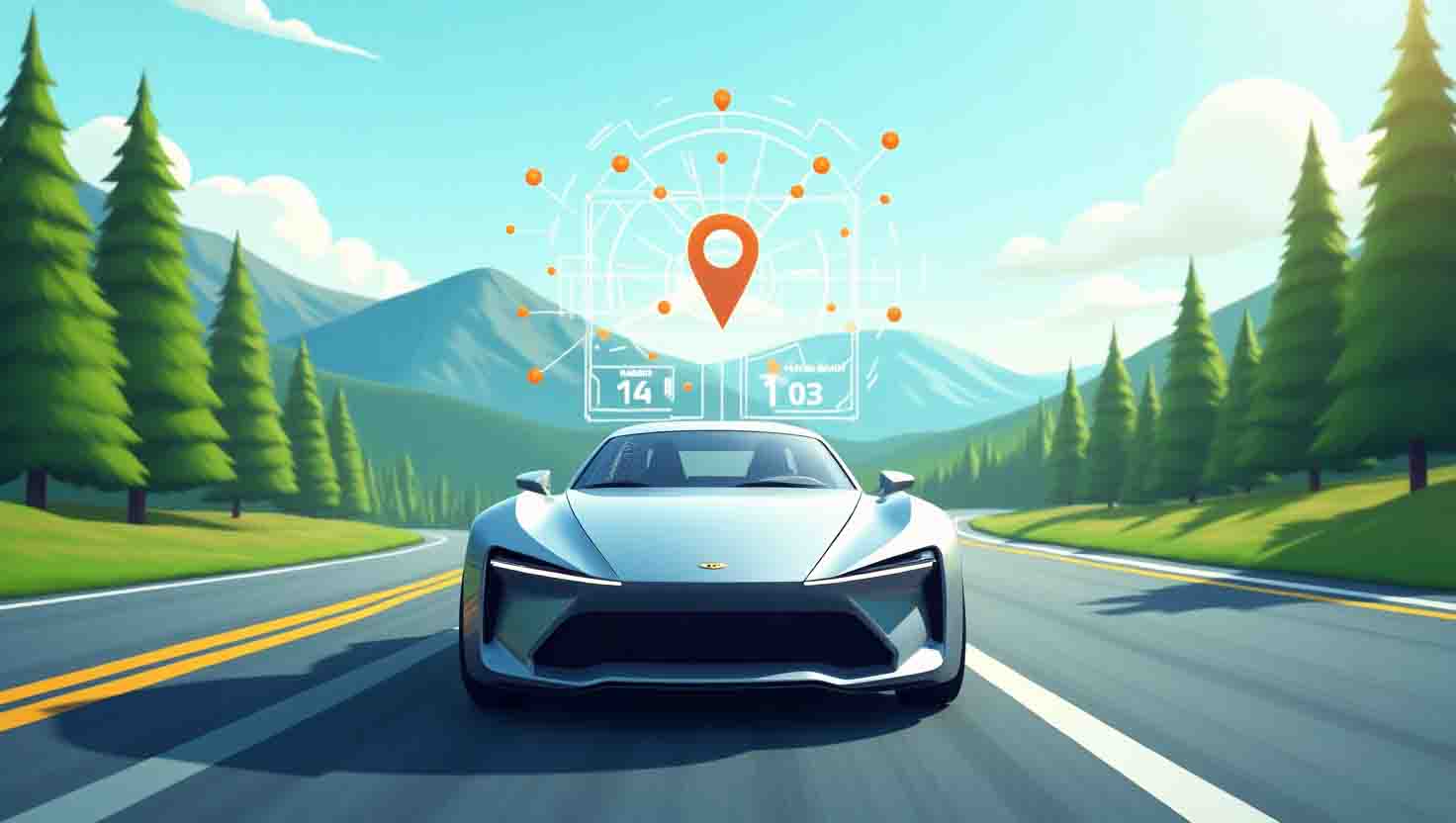 Réalité augmentée GPS véhicule